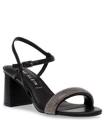 Black Anne Klein Adaline Dress Sandals | BNZSD97540