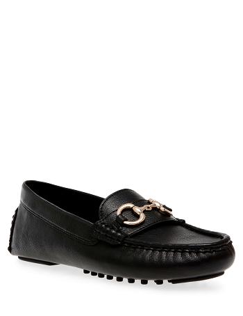 Black Anne Klein Celeste Moc Flats | ENZHC95634