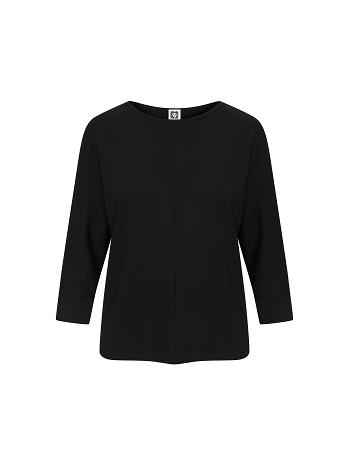 Black Anne Klein Dolman Seam Pullover Best Sellers | BNZSD95698