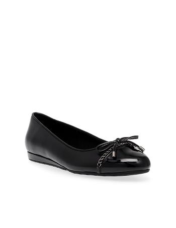 Black Anne Klein Guilia Flats | QNZUV80310