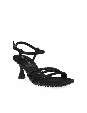 Black Anne Klein Jelyssa-C Sandal Best Sellers | QNZWA81942