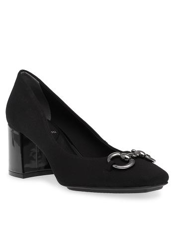 Black Anne Klein Lastings Dress Heels | FNZHY31905