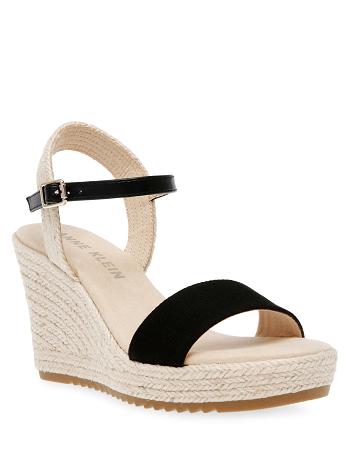 Black Anne Klein Wylie Wedge Best Sellers | FNZUI76095