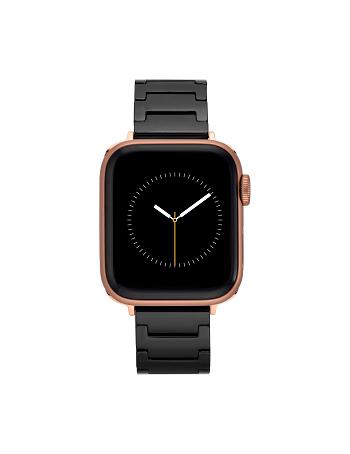 Black / Rose / Gold Anne Klein Ceramic Bracelet Band for Apple Watch® Best Sellers | YNZGT97436