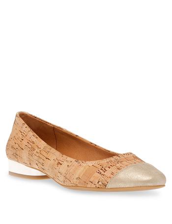 Gold Anne Klein Carlie Flats | YNZGT13329