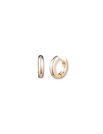 Gold Anne Klein Gold-Tone Huggie Hoop Pierced Earrings | YNZVQ44053