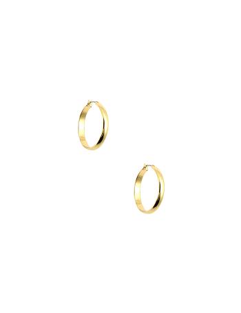 Gold Anne Klein Small Gold-Tone Hoop Earrings | NZJBT43275