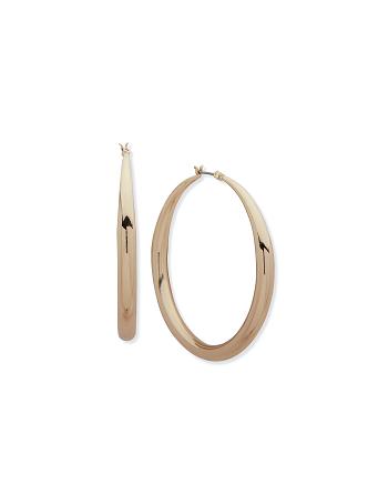 Gold / Silver Anne Klein Tapered Hoop Earrings | NZZDE10328