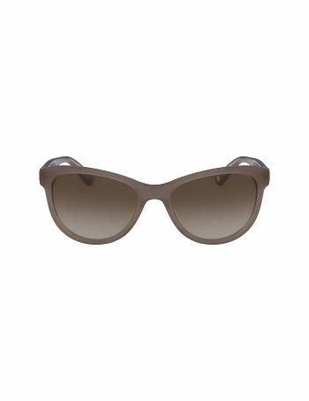 Grey Brown Anne Klein Modern Sunglasses Cat-Eye | FNZHY98344