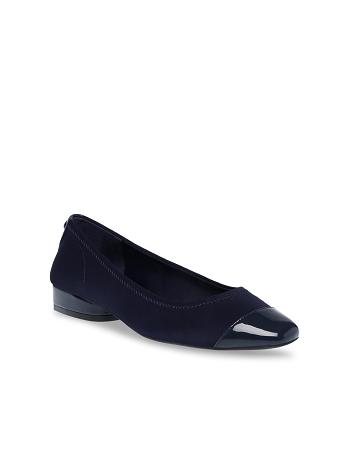 Navy Anne Klein Carlie Flats | UNZND42344