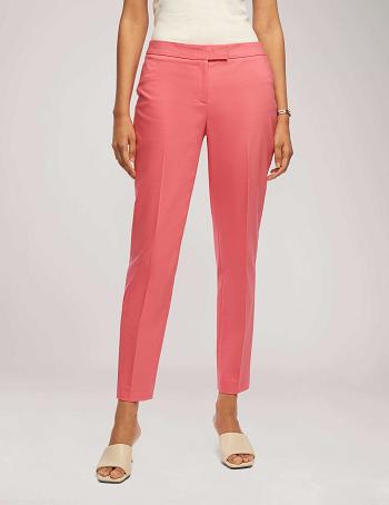 Pink Anne Klein Cotton Double Weave Bowie Pant Bottoms | XNZBH32240