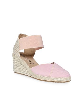 Pink Anne Klein Zoey Round Toe Espadrilles Wedges | NZQAV63502