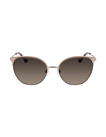 Rose / Gold Anne Klein Metal Round Sunglasses Average Size | ANZDF92080