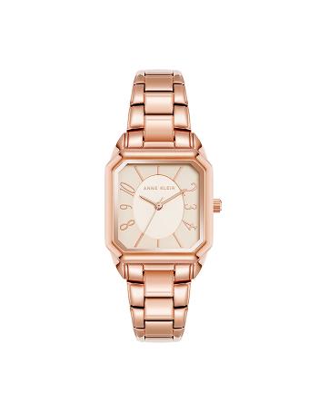 Rose / Gold Anne Klein Modern Square Case Watch Metals | UNZTG12326