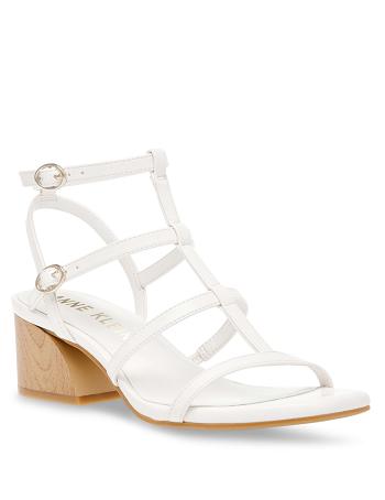 White Anne Klein Matilda Dress Sandals | ZNZNQ71312