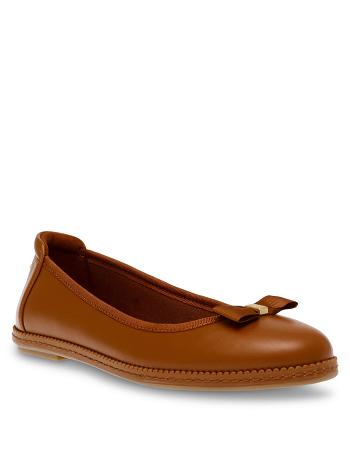 brown Anne Klein Ember Flats | PNZQX34261