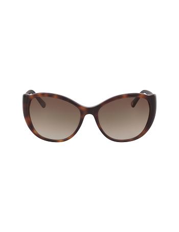 brown Anne Klein Modern Cat-Eye Sunglasses Average Size | ZNZNQ77261