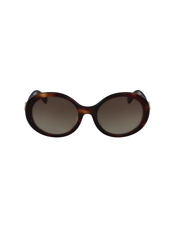 brown Anne Klein Vintage Sunglasses Round | QNZWA44589