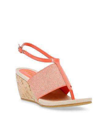 orange Anne Klein Ivana Wedges | PNZQX54225