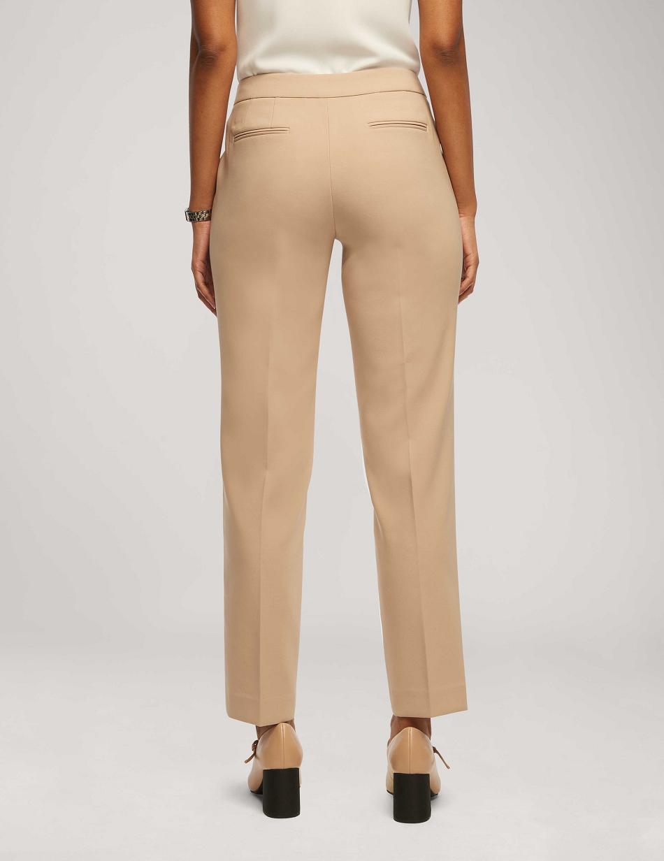 Beige Anne Klein Contour Stretch Bowie Pant Bottoms | NZQCS30220