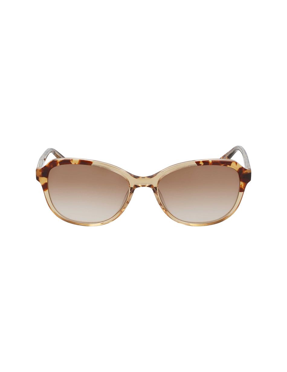 Beige Anne Klein Crystal Oval Sunglasses Round | PNZER55498