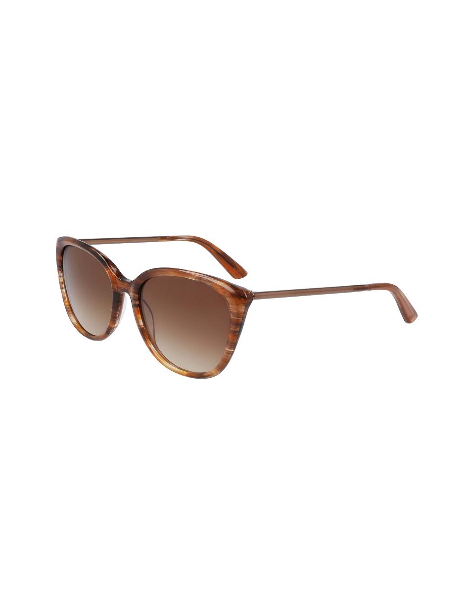 Beige Anne Klein Mocha Combo Sunglasses Cat-Eye | FNZHY32826