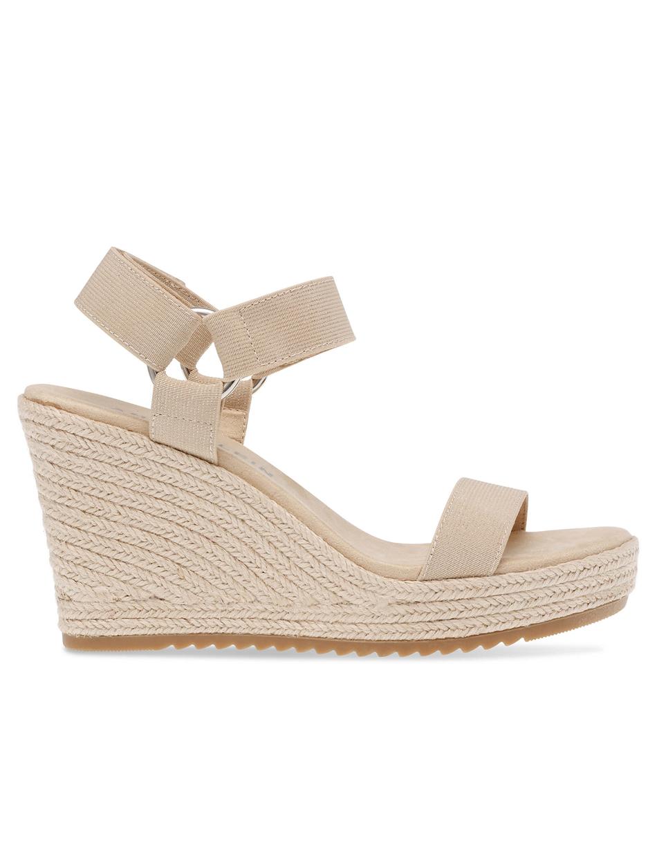 Beige / Platinum Anne Klein Wren Wedges | GNZEC38248