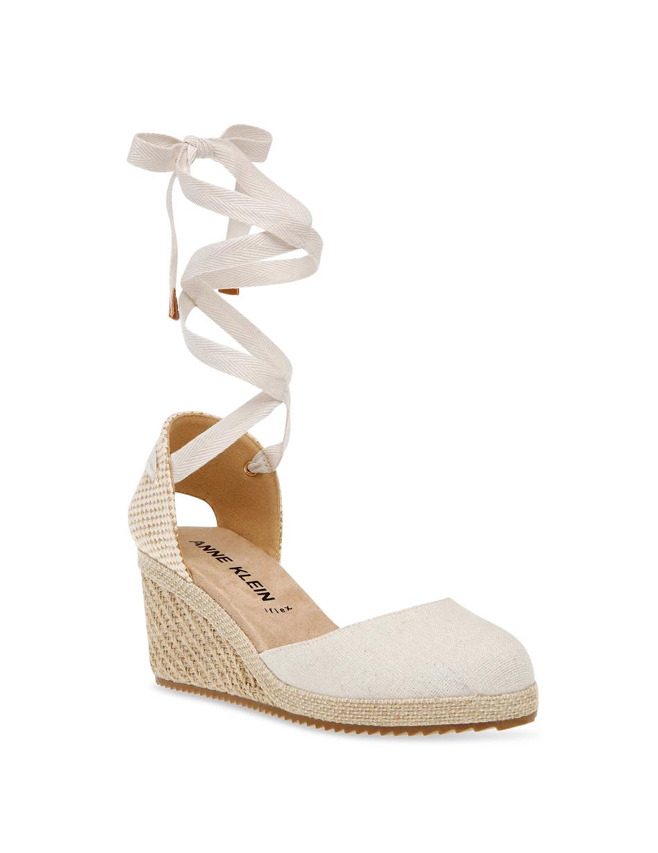 Beige / Silver Anne Klein Zelda Wedges | NZCIF97982