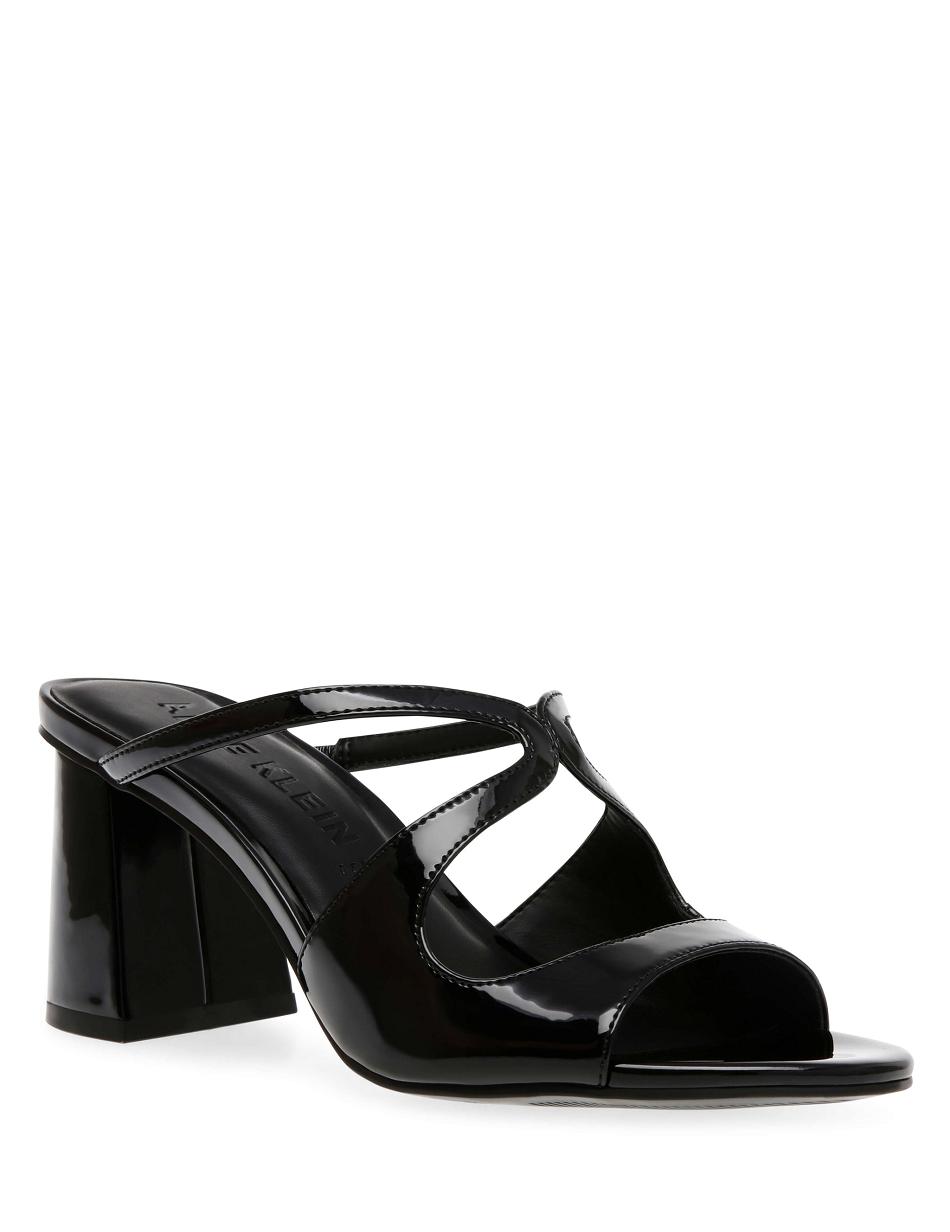 Black Anne Klein Aida Dress Sandal Heels | ZNZMJ49071