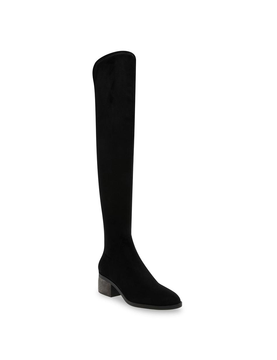 Black Anne Klein Ainsley Over The Knee Boots | DNZVO18573