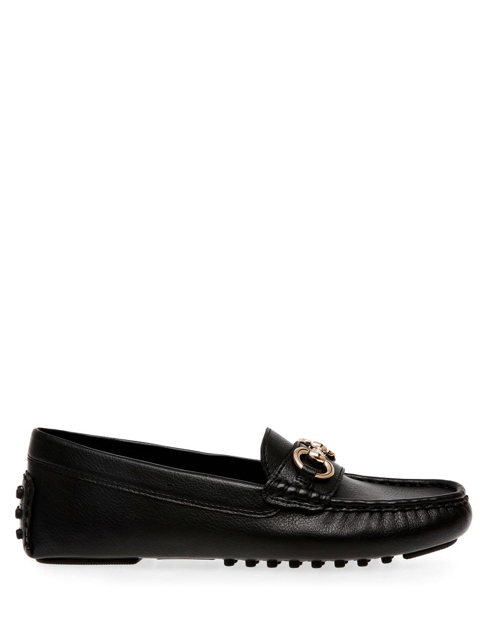 Black Anne Klein Celeste Moc Flats | ENZHC95634