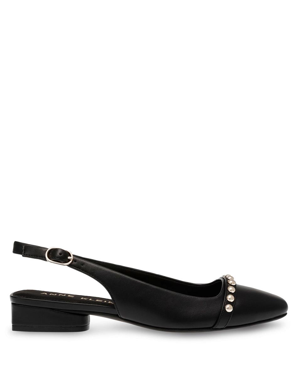 Black Anne Klein Cena Sling Back Flats | NZNZX75540