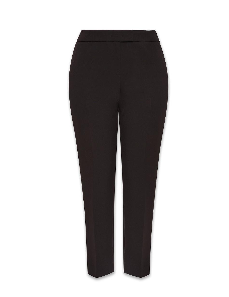 Black Anne Klein Contour Stretch Bowie Pant Plus Size | NZEAH77569