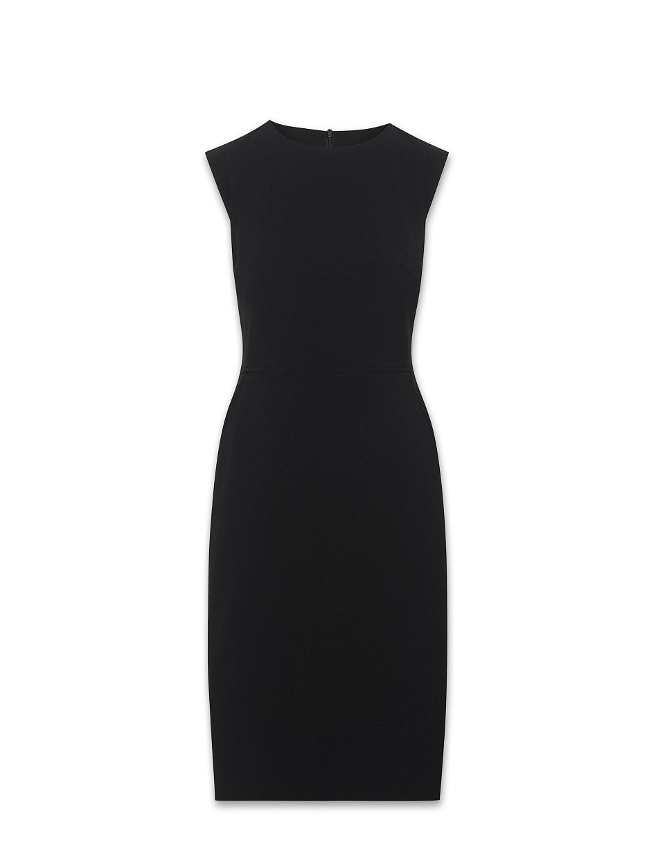 Black Anne Klein Hidden Pockets Sheath Dress | BNZSD33213