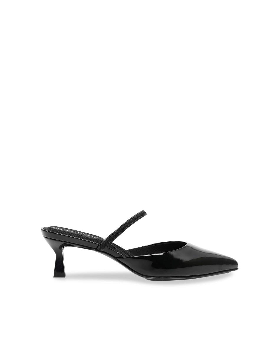 Black Anne Klein Iella Convertible Pump Heels | NZXBR22962