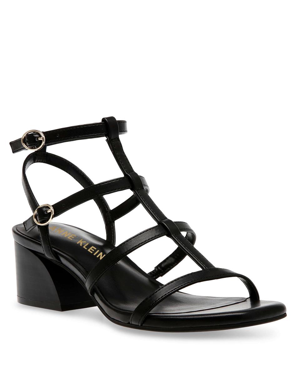 Black Anne Klein Matilda Dress Sandals | NZJVR36442