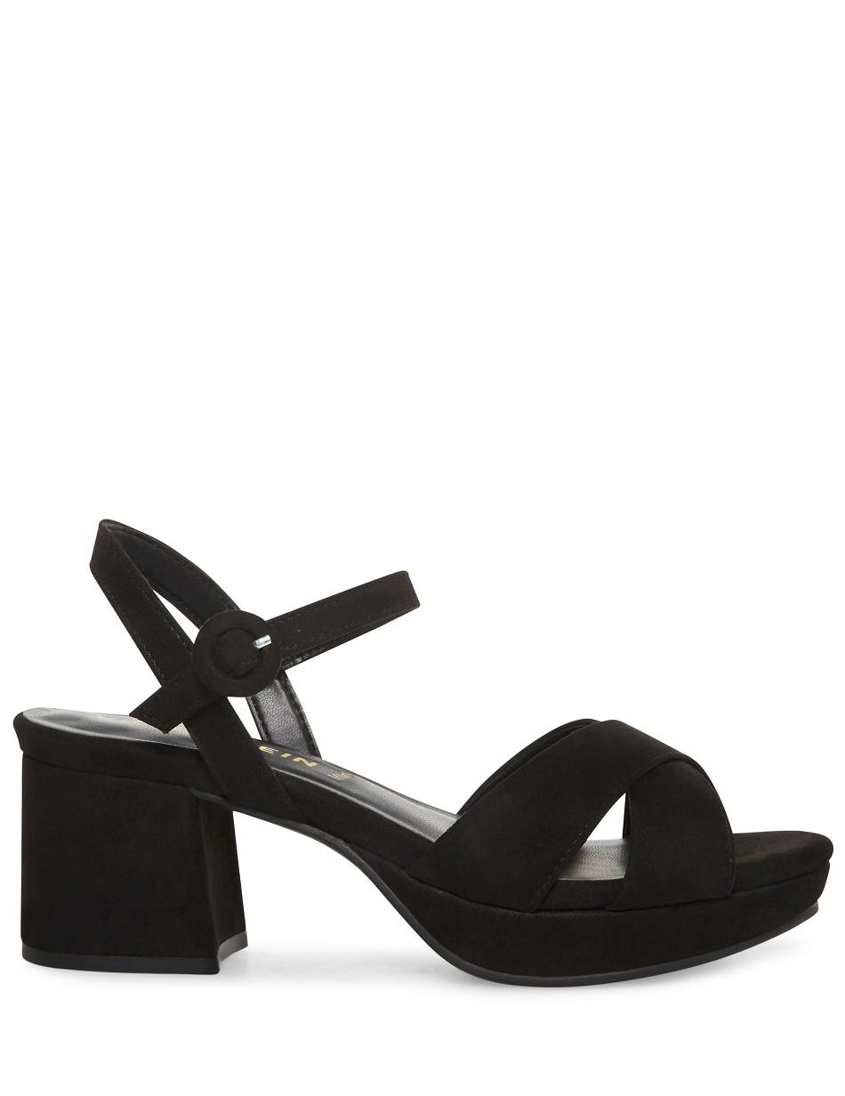 Black Anne Klein Peltz Dress Sandal Heels | LNZTR13935