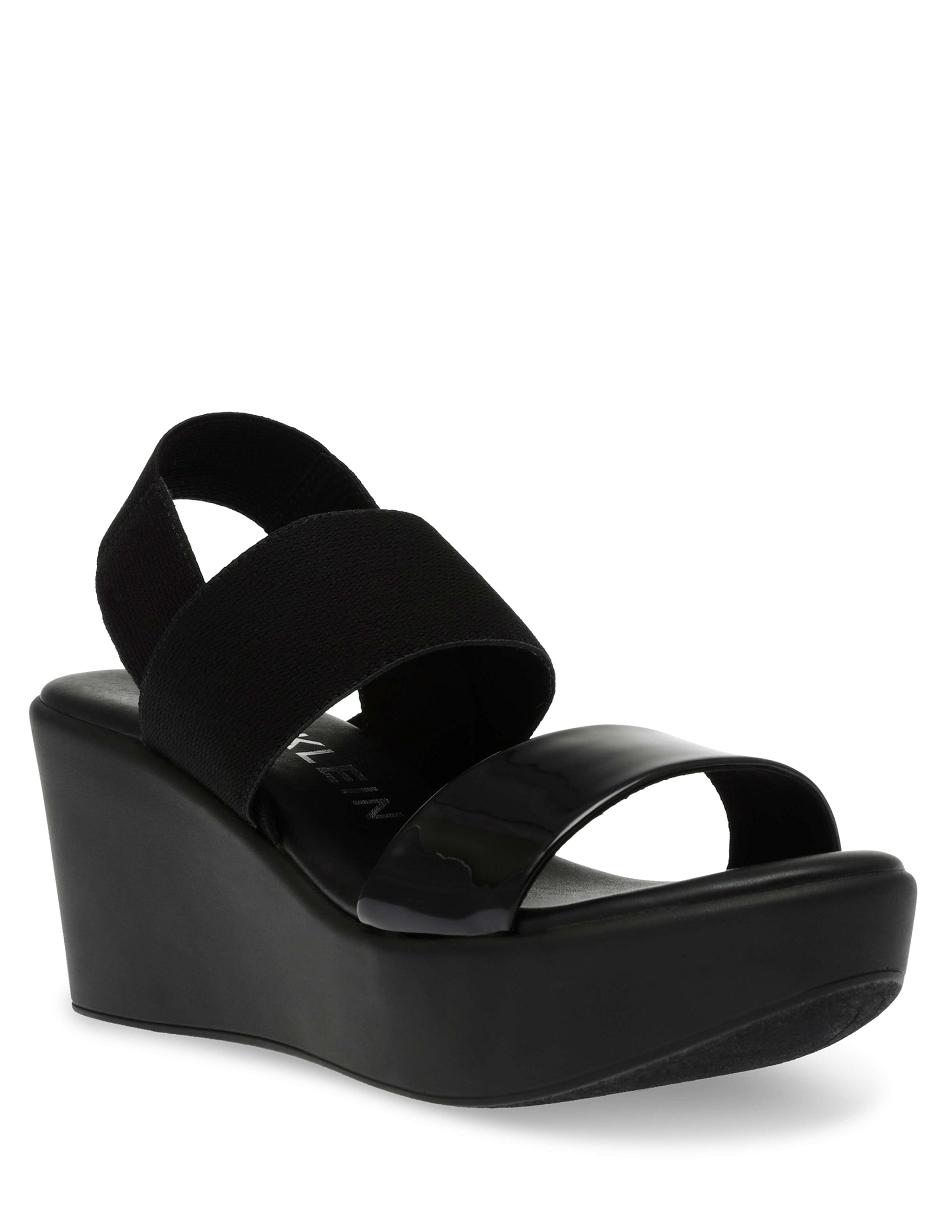 Black Anne Klein Praga Platforms Sandals | ENZVG52559