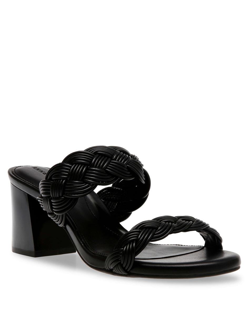 Black Anne Klein Reggie Dress Sandal Heels | NZZPD61465