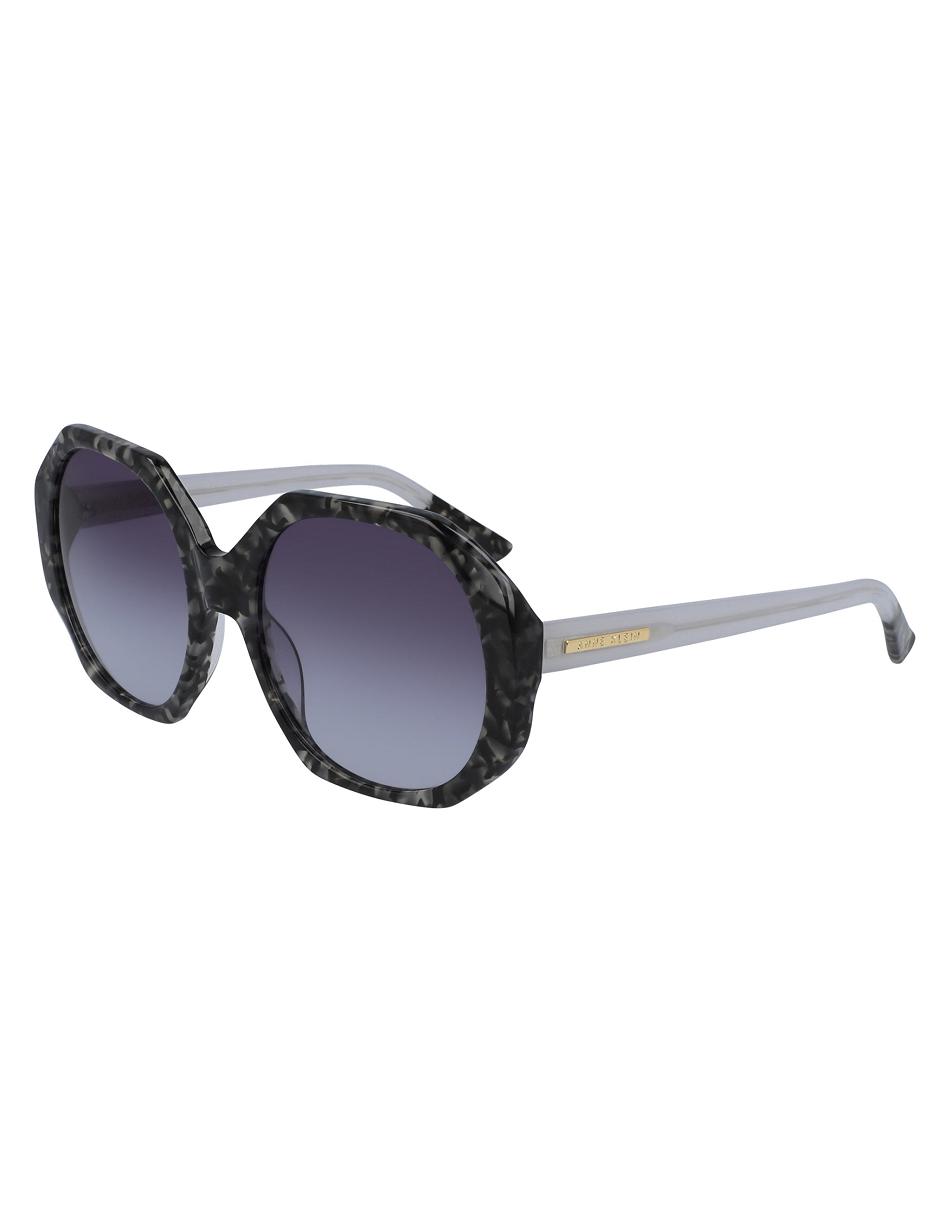 Black Anne Klein Tortoise Geometric Sunglasses Oversized | ZNZNQ30694