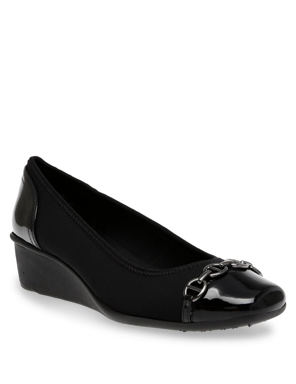 Black Anne Klein Webster Wedges | GNZEC56784