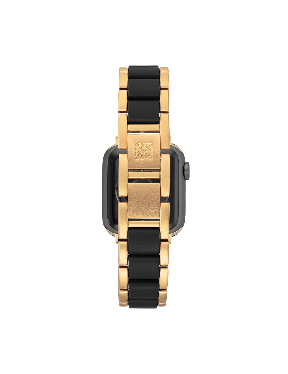 Black / Gold Anne Klein Oceanworks Plastic Link Bracelet for Apple Watch® Considered | YNZVQ46432