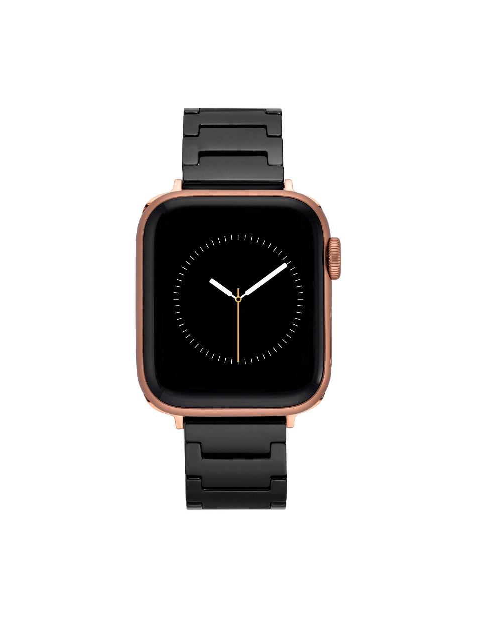 Black / Rose / Gold Anne Klein Ceramic Bracelet Band for Apple Watch® Best Sellers | YNZGT97436