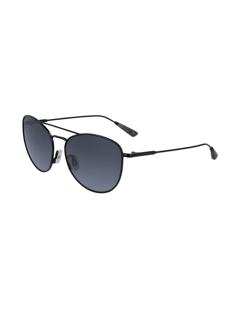 Blue Anne Klein Metal Trendy Aviator Sunglasses Average Size | NZXMI89254