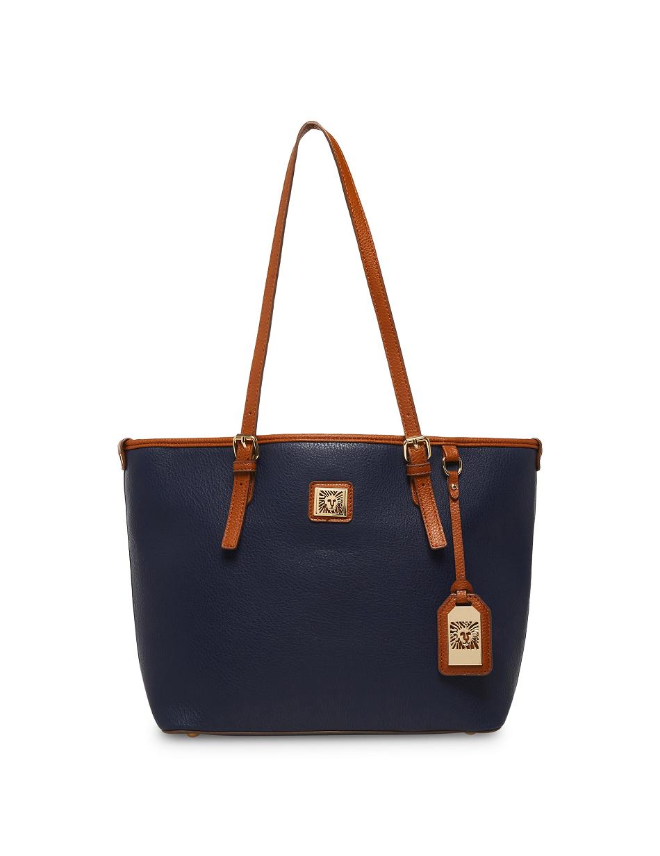 Blue Anne Klein Perfect Lion Logo Tote Bags | XNZGW13358