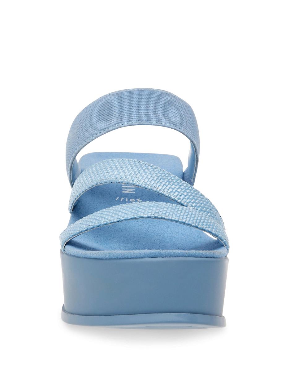 Blue Anne Klein Velma Flatform Sandal Wedges | NZDYB35645