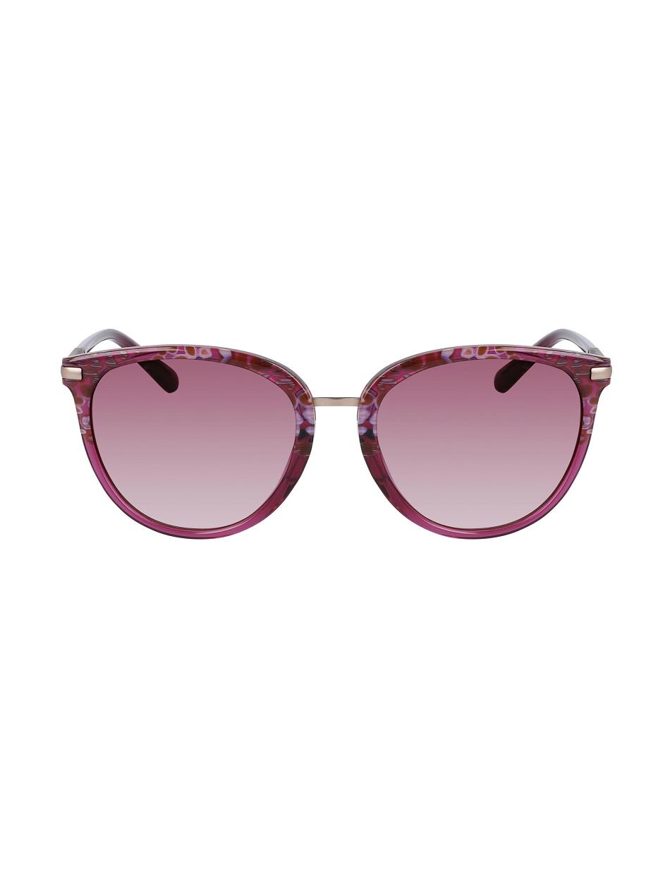 Burgundy Anne Klein Animal Print Sunglasses Square | ANZWC22713