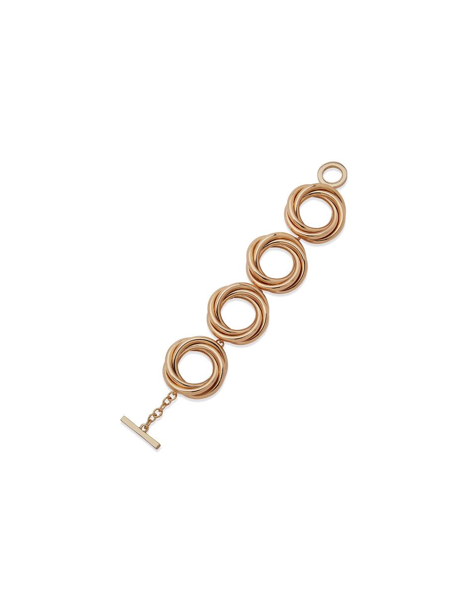 Gold Anne Klein Loose Knot Flex Bracelet | NZDYB36149