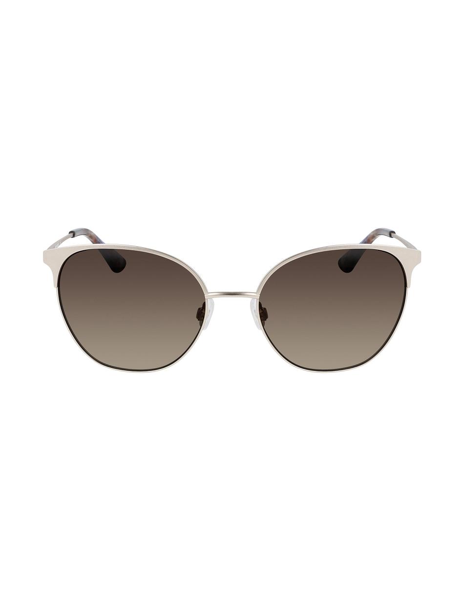 Gold Anne Klein Metal Sunglasses Round | XNZGW24641