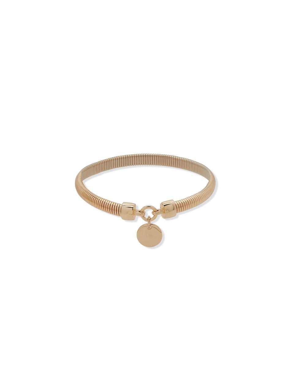 Gold Anne Klein Omega Stretch With Coin Bracelet | TNZWZ94412